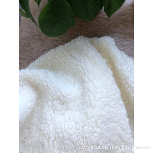 100% polyester imiter velveten tricoté tissu